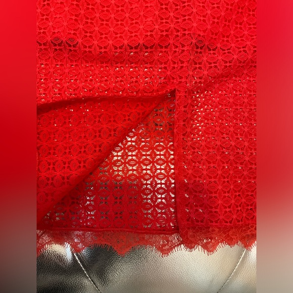 MARCIANO LACE PENCIL SKIRT - Picture 4 of 11